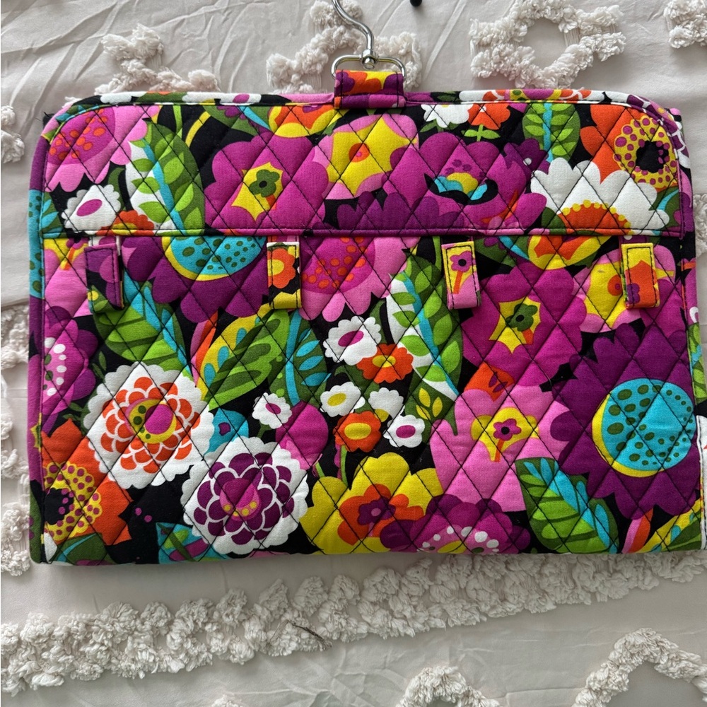 Vera Bradley Pink floral Quilted Cosmetic Bag
